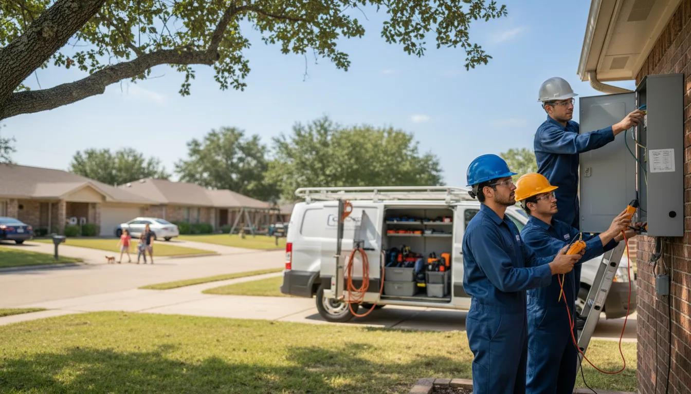 Certified electrician providing emergency electrical services in Ormsby, MN